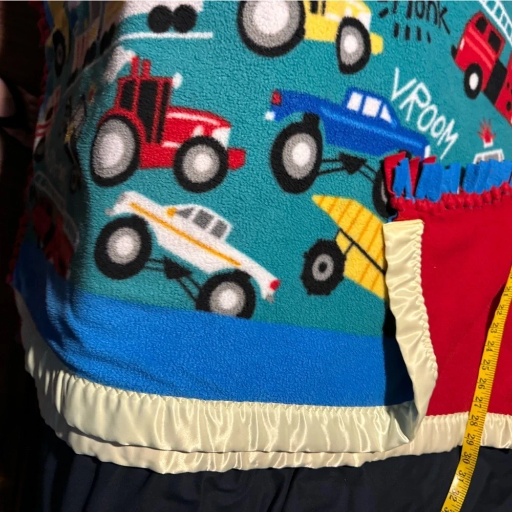Boys Custom One of A Kind Trucks Blanket. Firetrucks police and more
